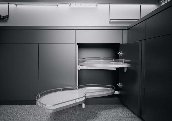 K-Kes Lemans Ii, Shelf And Attachment, Arena Classic, White/Silver, L, Min 1265