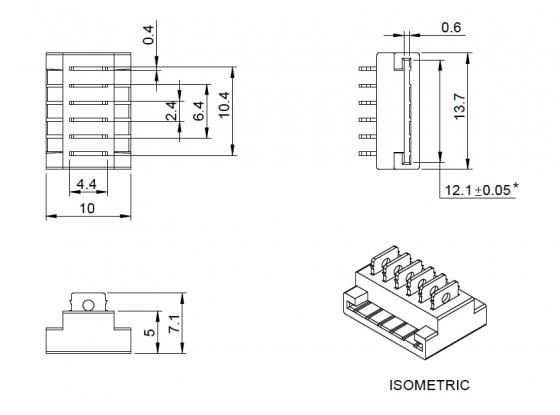 StrongLumio RGBCCT LED strip connector - 12mm strip