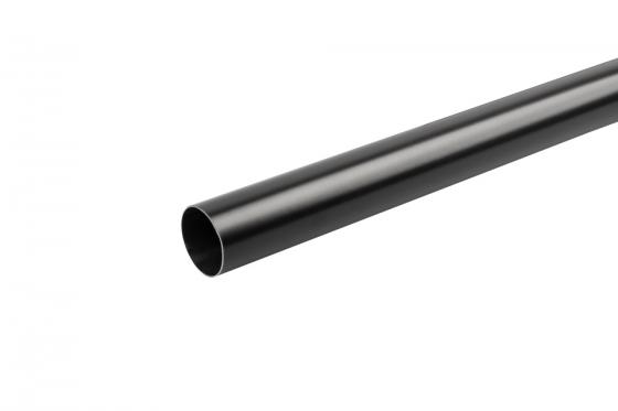 StrongWire wardrobe rod-round, 25/3000mm, black