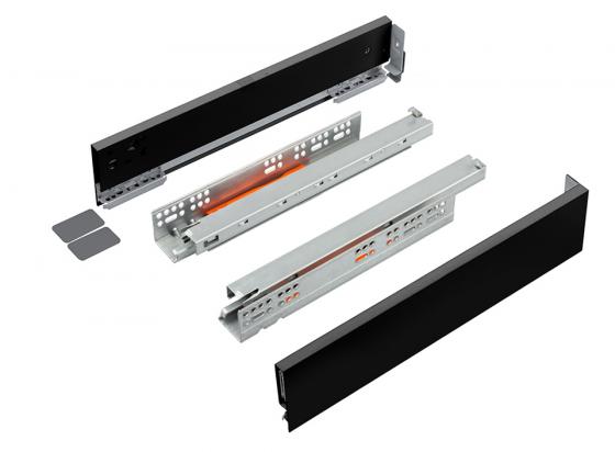 K-StrongMax 18 drawer H89/450mm push, blac