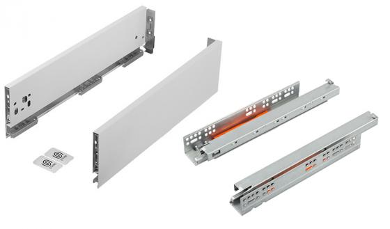 K-StrongMax 16 drawer H121/350mm push, white