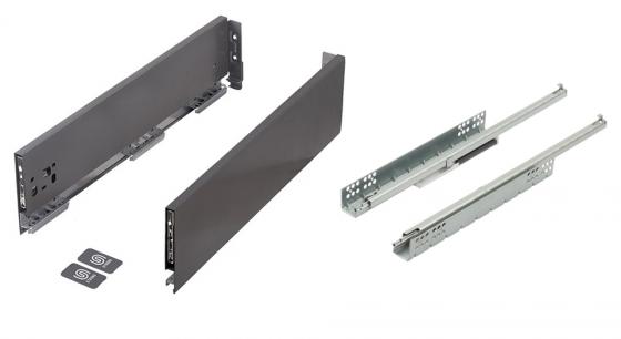 K-StrongMax Uni 16 drawer H121/450mm, grey