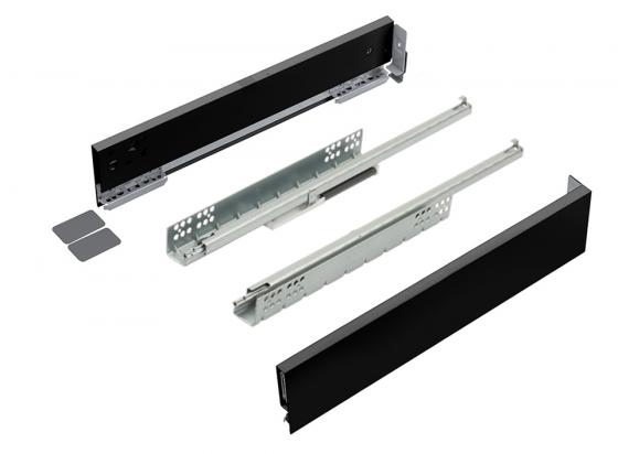 K-StrongMax Uni 16 drawer H89/450mm, blac
