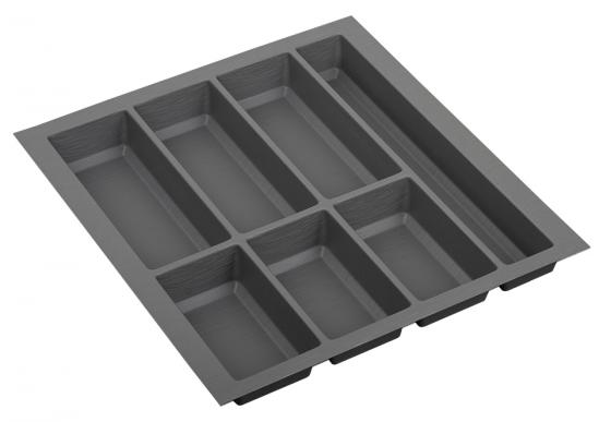 Cutlery tray Classico Split 422x474mm anthracite