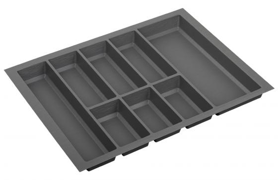 Cutlery tray Classico Split 622x474mm anthracite