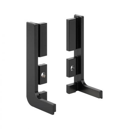Tulip Gola Open End Cap J Profile Metal Black Matt R+L