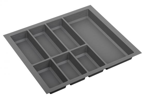 Cutlery tray Classico Split 522x474mm anthracite