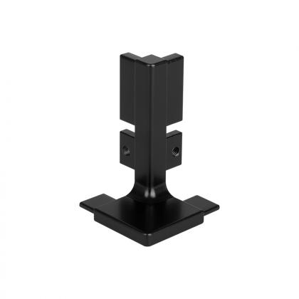 Tulip Gola Outer Corner Of  Door J Profile Metal Black Matt
