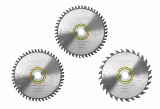 FESTOOL 578565 Set of circular saw blades for circular saws KSB-SORT/3 W 160x2.2