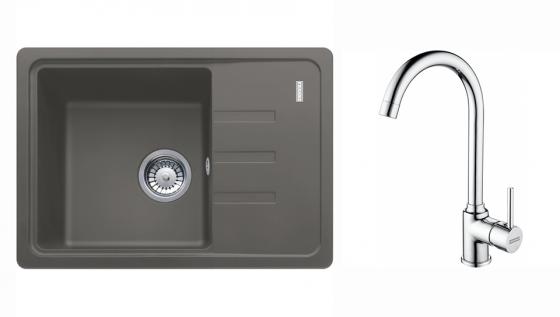 Franke Set G265Šk Bsg 611-62 Grey Stone + Fp 9000.031
