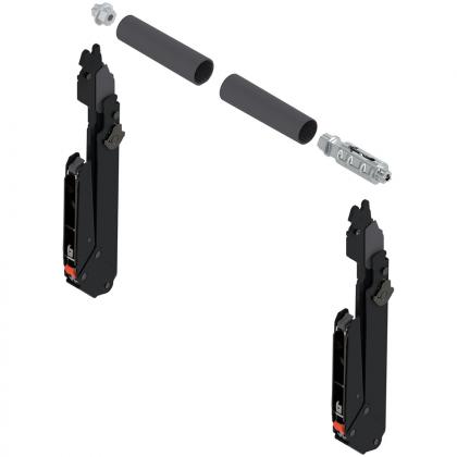 BLUM 22L3500 Aventos HL Top arms - 340-389 mm, Eclipse black