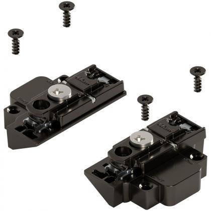 BLUM 175H5B00 Aventos adapters for lever  telelescopic arms, alu, L+R, Onyx