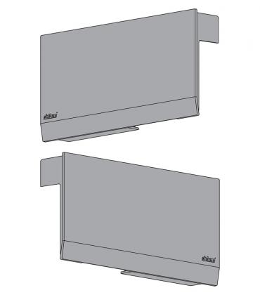Blum 22K8000 Aventos Hk Top Cover Caps W/O S-D, Dark Grey ACTION