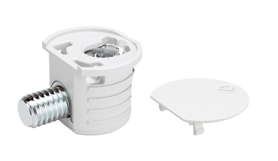 IF KORE 15 connecting fitting, M6x8 mm, white cover cap