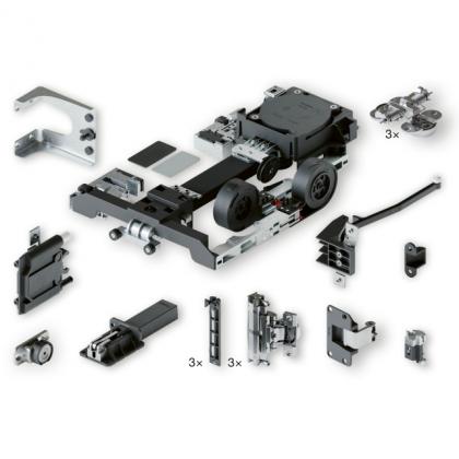 HAWA 53439 Hawa Folding Concepta III 20 v2 Push sada, 1200 - 2200mm, pravá