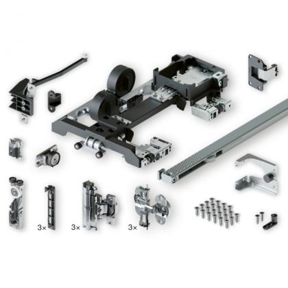 HAWA 53442 Hawa Folding Concepta III 20 v2 Pull sada, 1200 - 2200mm, levá