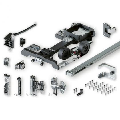 HAWA 53445 Hawa Folding Concepta III 25 v2 Pull sada, 1900 - 2700mm, pravá