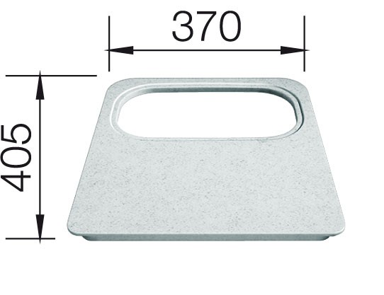 BLANCO 218796 Accessories cutting board with cutout for Dan