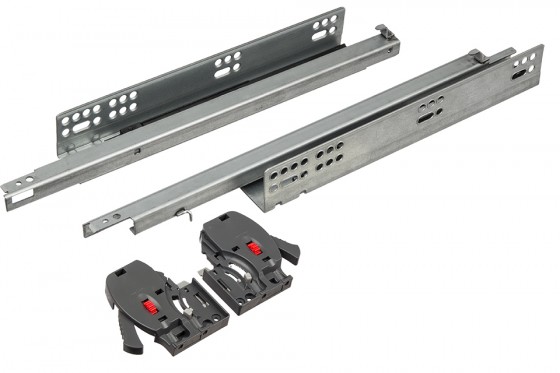 StrongRide partial extension slide 500 mm with damping