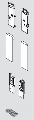 BLUM ZI7.3CS0 front bracket Legrabox C grey