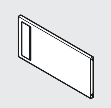 BLUM ZC7Q0P0FH AMBIA-LINE cross divider LEGRABOX drawer 110 walnut tennessee