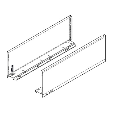 BLUM 770C6002I sidewall Legrabox C 600mm stainless steel