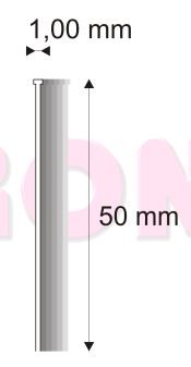 Nail Brad 12/50 zinc, 5000 pcs