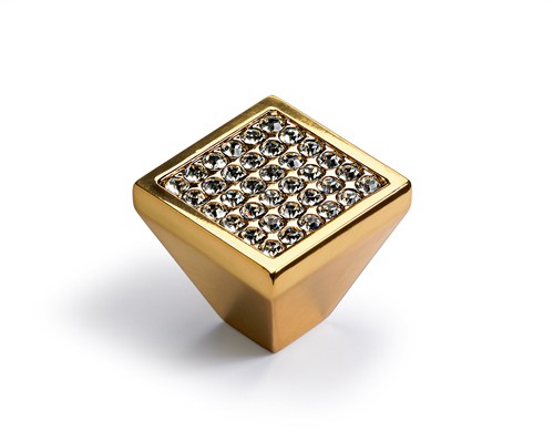 HETTICH 9113700 Knob LODI 23x25 mm golden matte