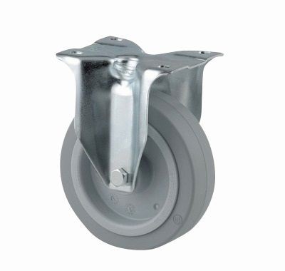 TENTE Castor fixed 3478 with softened tread, diameter 100 mm