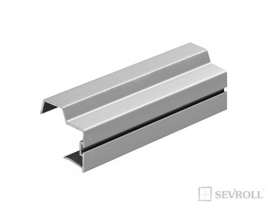 SEVROLL 04535 Universal 18 mounting bar 18mm 2.7m silver