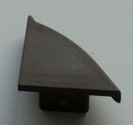 Edge Seal Strip Barier Egger - End Cap - left, Dark Brown