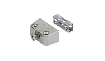HETTICH 20891 Trapezoidal connecting fittings TZ 4 TD nickel