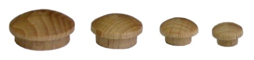 Plug - cap with 15mm beech pin
