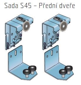S-set of fittings S45 front door