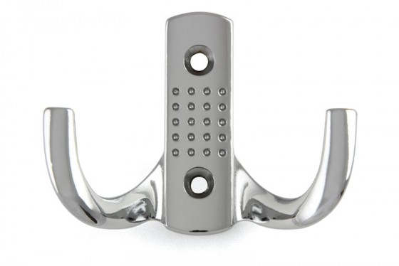 TULIP Hook Darec polished chrome + screws