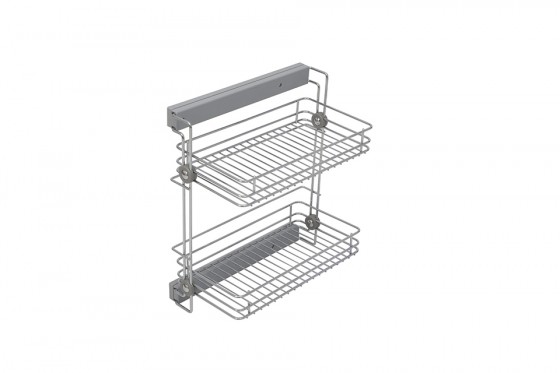 VIBO side double shelf full pull-out