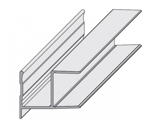 SEVROLL 04163 Uno mounting rail 18mm 2.70m silver