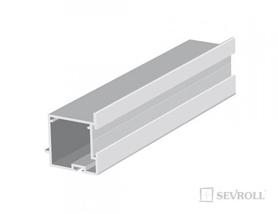 SEVROLL 04094 Pax handle profile, 2.7m, silver