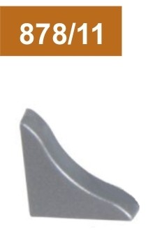 End-cap Edge Seal Strip Barier Compact Stainless Steel  (left / right)
