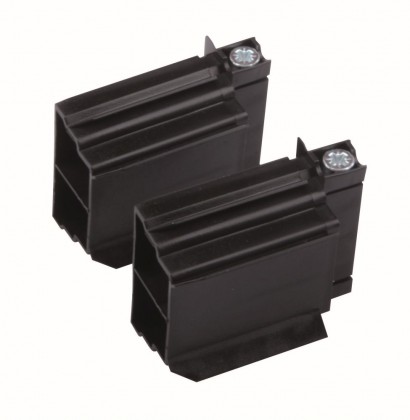 REHAU sliding pin 8 mm with brake black