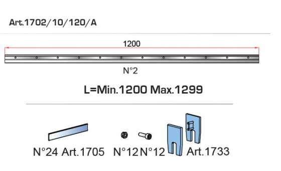 TERNO fitting set 1712/10/120/A