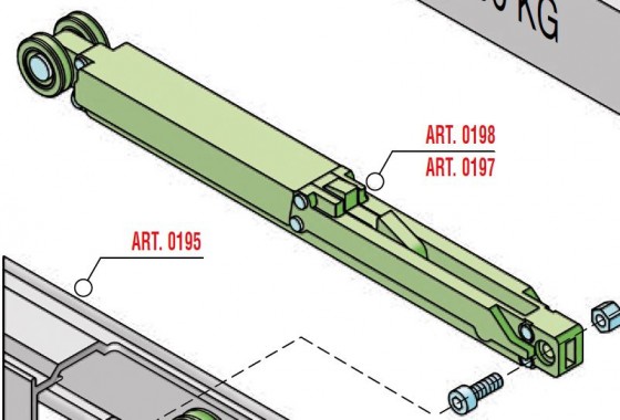 SISCO Silent damper sliding interior door 100kg