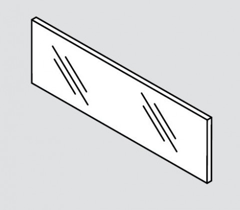 BLUM ZE7W1082G front glass Legrabox 1200/138mm