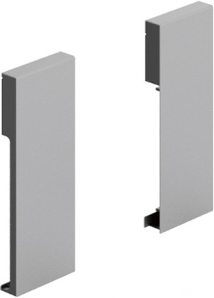 HETTICH 9123086 ArciTech connector set for inner drawer front 126mm silver