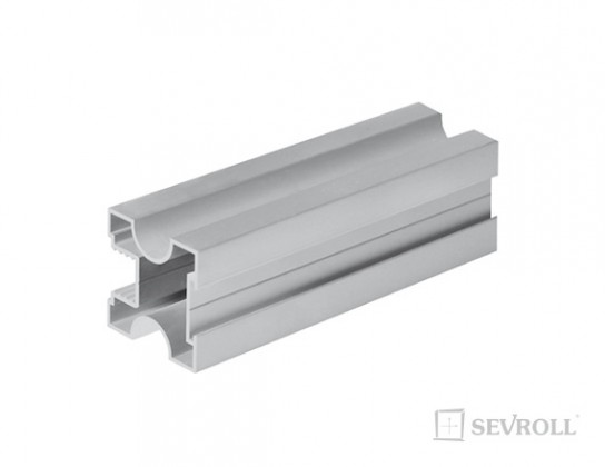SEVROLL 03173 Karat handle profile, 2.7m, silver