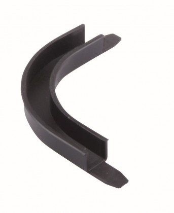 REHAU guide arc 90 ° 8 mm black