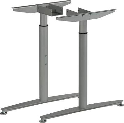 MILADESIGN Desk base with regulation central Linear LN3302R black MILADESIGN Desk base with regulation central Linear LN3302R black