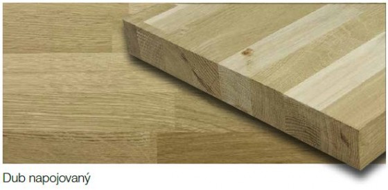 Finger-jointed Oak A/B 4000/610/40 connected (packaging)