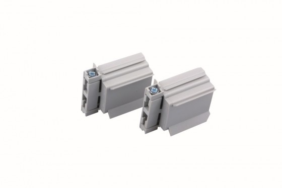REHAU sliding pin 8 mm with brake gray