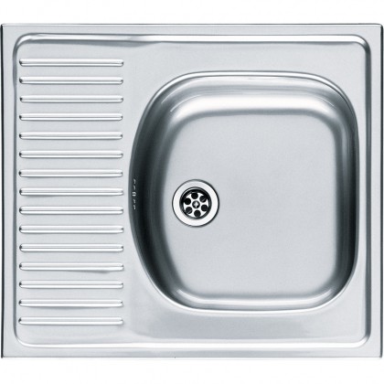 FRANKE Sink ETN 611-58/7L stainless steel drain left + hole